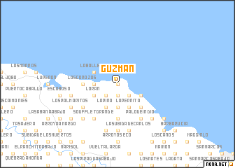 map of Guzmán