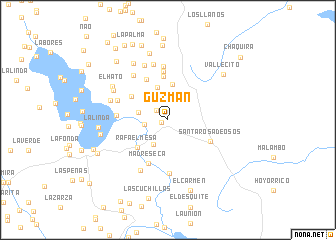 map of Guzmán