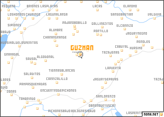 map of Guzmán