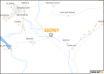 map of Güznüt