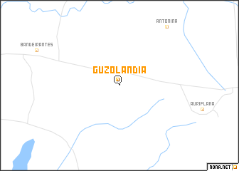 map of Guzolândia