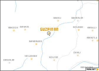 map of Güzpınar