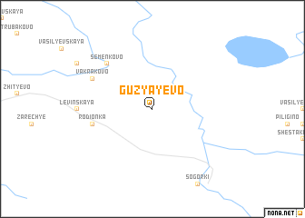 map of Guzyayevo