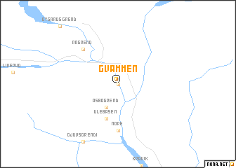 map of Gvammen