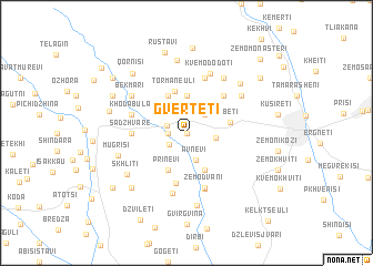 map of Gverteti