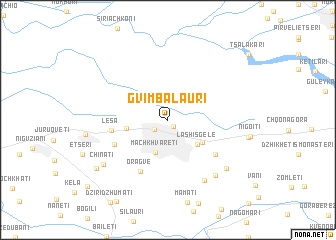 map of Gvimbalauri