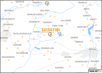 map of Gvishtibi