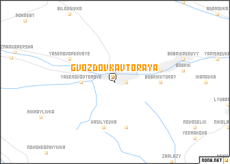 map of Gvozdovka Vtoraya