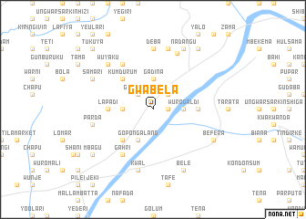 map of Gwabela