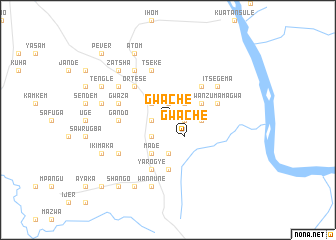 map of Gwache