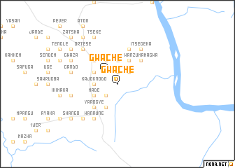map of Gwache