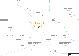 map of Gwada