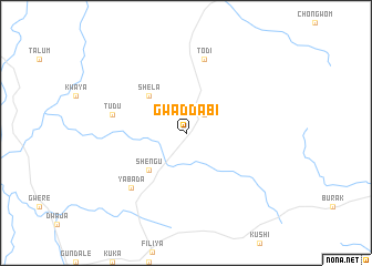 map of Gwaddabi