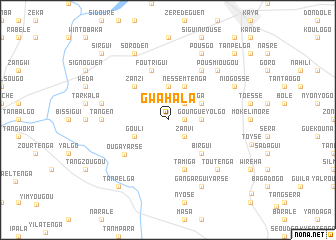 map of Gwahala