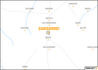 map of Gwaigomari