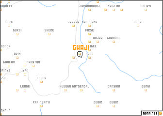 map of Gwaji