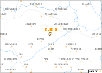 map of Gwala