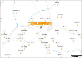 map of Gwalgafuran