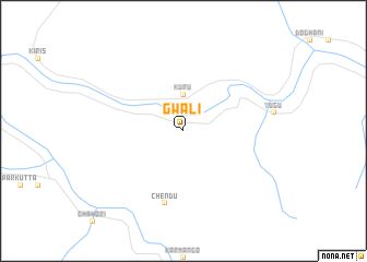 map of Gwali