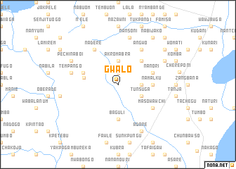 map of Gwalo