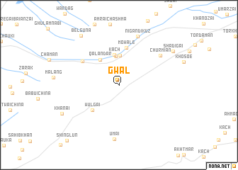 map of Gwāl
