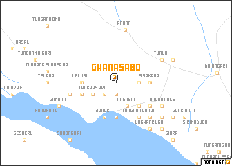 map of Gwanasabo