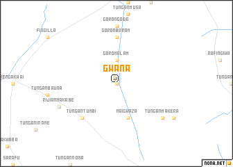 map of Gwana