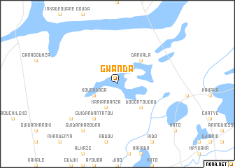 map of Gwanda
