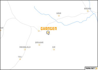 map of Gwangen