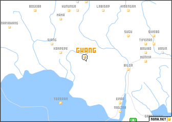 map of Gwang