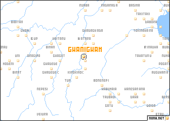 map of Gwanigwam