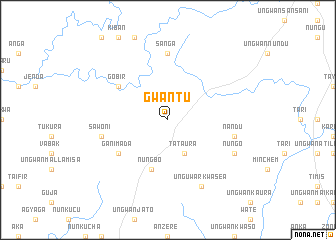 map of Gwantu