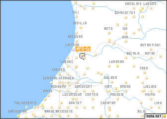 map of Gwan