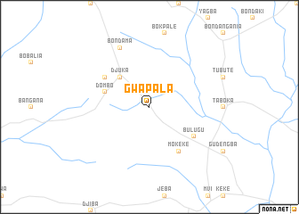 map of Gwapala