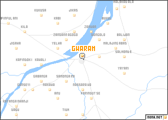 map of Gwaram