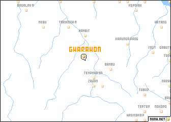 map of Gwarawon