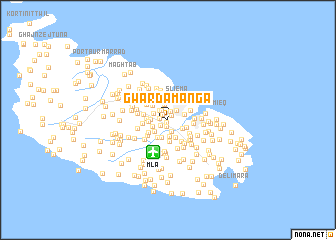 map of Gwardamanġa