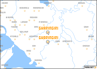 map of Gwaringiri