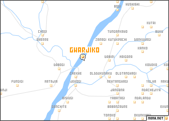 map of Gwarjiko