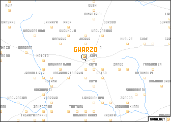 map of Gwarzo