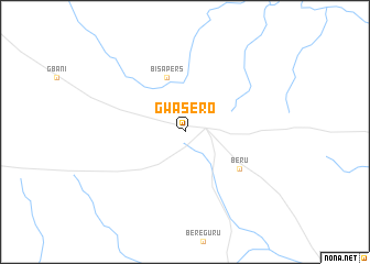 map of Gwasero