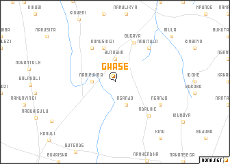 map of Gwase