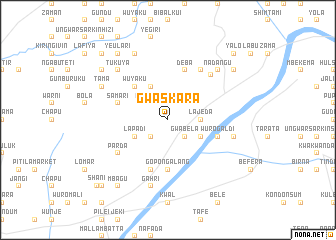 map of Gwaskara