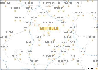 map of Gwatoulo