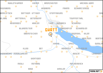 map of Gwatt