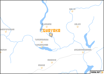 map of Gwayaka