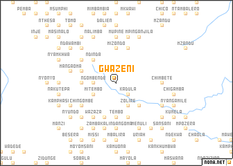 map of Gwazeni