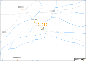 map of Gwāzgi