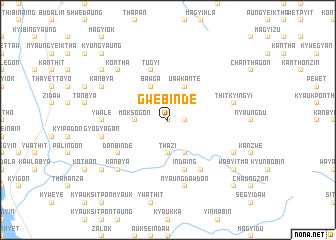 map of Gwebinde