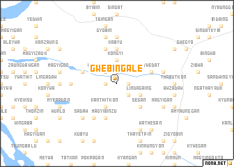 map of Gwebingale